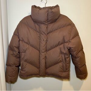 Wilfred Taupe Puffer Jacket